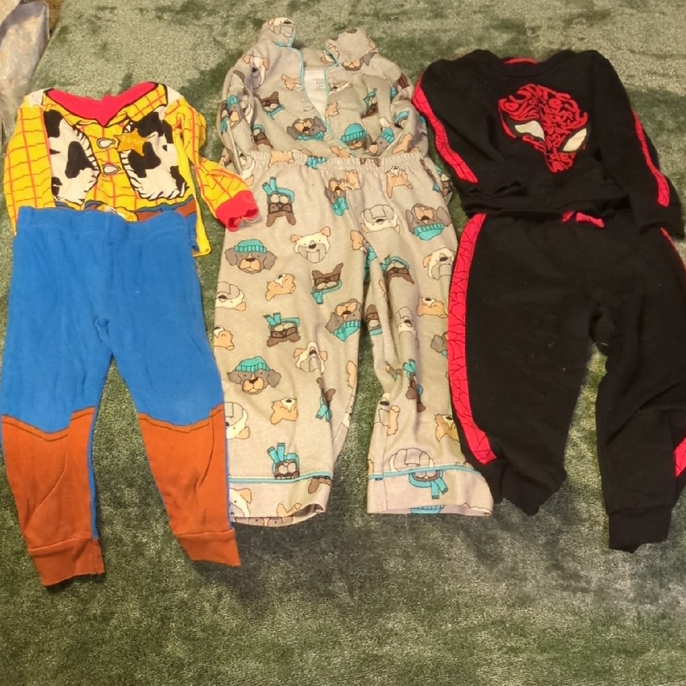 Kids Two Piece Pajama Sets - Multicolor
